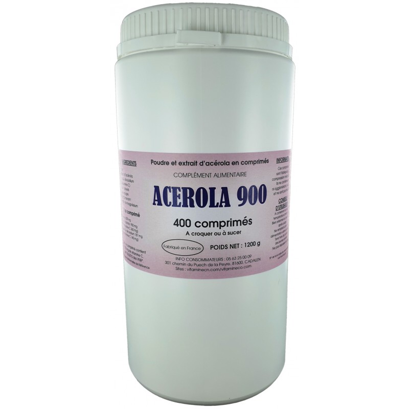 ACEROLA 900 x 400 comprimés